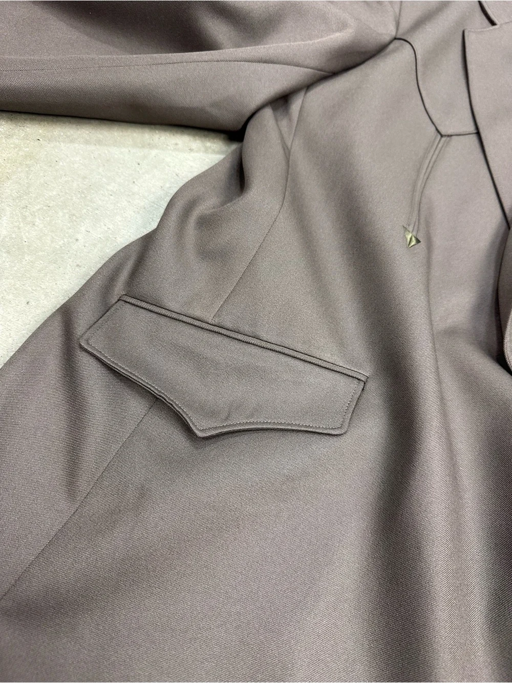 Vintage Dead Stock Mesquite Taupe Brown Western Blazer